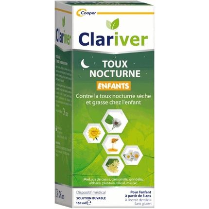 Clariver Nighttime Cough For Children 150Ml