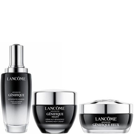 Lancome Genifique Set: Serum 100Ml, Night Cream 50Ml, Youth Activating Light Infusing Eye Cream 15Ml