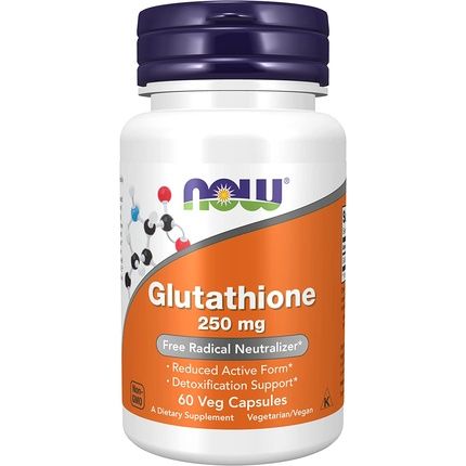 Now Foods Glutathione 250Mg 60 Vcaps