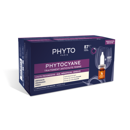 Phyto Phytocyane Hair Loss Treatment For Women Ampoules