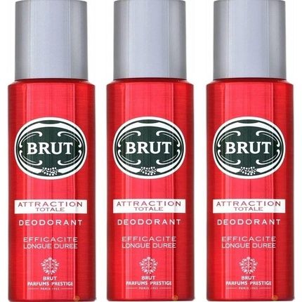 Brut Attraction Totale Men'S Deodorant Spray 200Ml