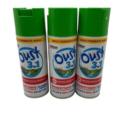 Oust Spray 400Ml Disinfectant Surface Air Freshener