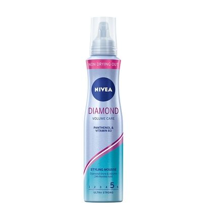 Nivea Diamond Volume Care Hair Mousse 150Ml