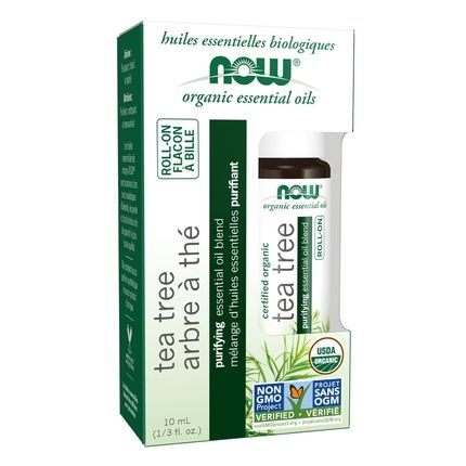 Now Foods Essential Oils Tea Tree Roll-On Certified Organic Purifying Blend