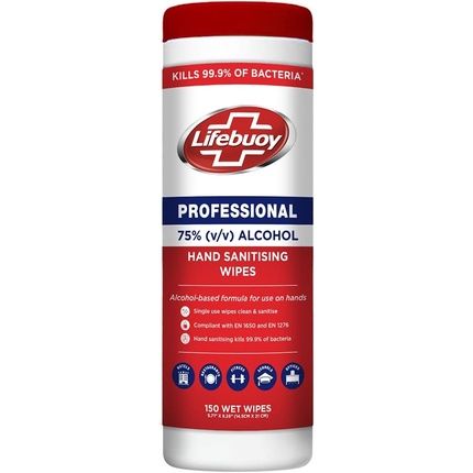 Lifebuoy Professional Hand Wipes 150 Sheets