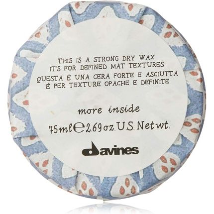 Davines More Inside This Is A Strong Dry Wax 75Ml