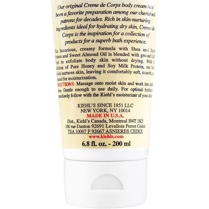 Kiehl'S Creme De Corps Milk Honey Body Polish Exfoliating 200Ml - Image 3