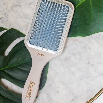 Olivia Garden Ecohair Paddle Large Eco-Friendly Professional Bamboo Hairbrush - Image 3