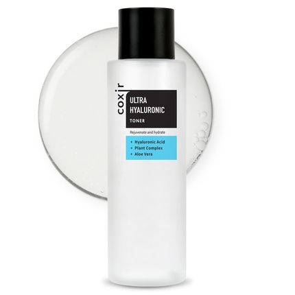 Coxir Ultra Hyaluronic Toner 150Ml 5.07 Fl.Oz. Hydration-14-Complex Paraben Free Cruelty Free Korean Skin Care