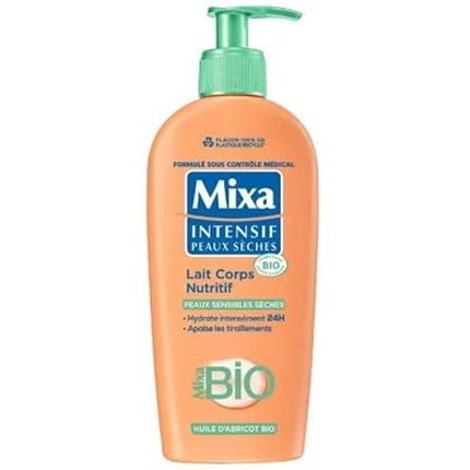 Mixa Intensive Dry Skin Body Milk Nutrient Certified Organic Nourishing Body Milk