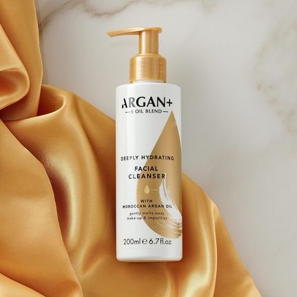 Argan Deeply Hydrating Facial Cleanser Moroccan Argan Oil Cleansing Balm 200Ml - Image 3