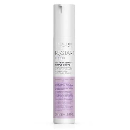 Revlon Restart Color Antibrassiness Purple Drops 50Ml For Blonde Hair