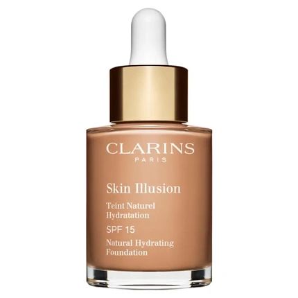 Clarins Skin Illusion Spf 15 Natural Hydrating Foundation 30 Ml 112 Amber