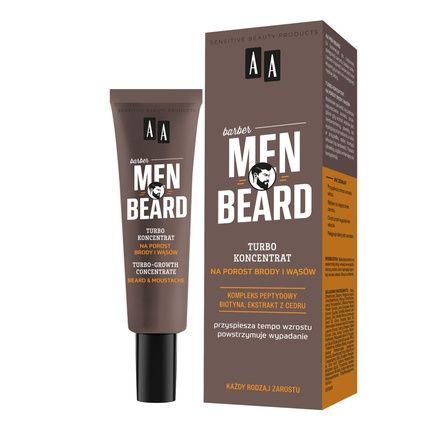 Aa Men Beard Turbo Concentrate لنمو اللحية والشارب 30 مل