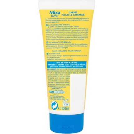 Mixa Baby Change Cream Lot Of 100Ml