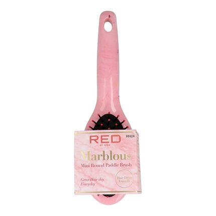 Red Kiss Marblous Mini Round Paddle Brush