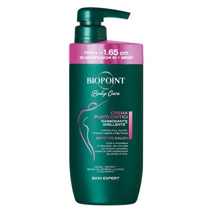 Biopoint Body Cream For Critical Points, Firming And Slimming, Reduces Localized Fat Deposits In Stomach, Hips, Inner Thighs, And Arms, Drainage And Firming