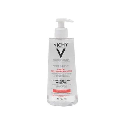 Vichy Puret Thermale Mineral Micellar Water 400Ml Gentle Cleanser For Sensitive Skin