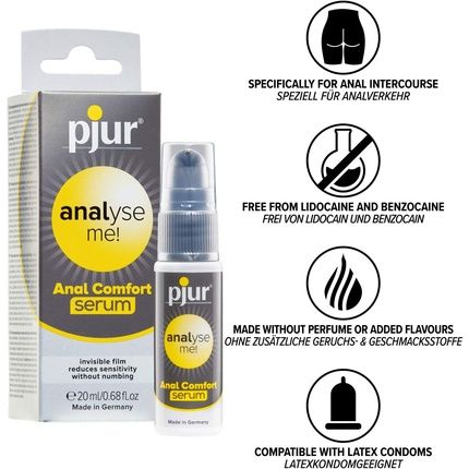 Pjur Analyse Me Serum Concentrated Gel For Comfortable Anal Sex