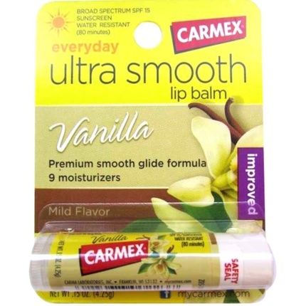 Carmex Vanilla Ultra Moisturising Lip Balm Spf 15 4.25G
