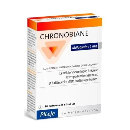 Pileje Chronobiane Melatonin 1Mg 30 Tablets Sleep Aid