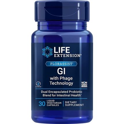 Life Extension Florassist Gi With Phage Technology Vegetarian Capsules 30 Count