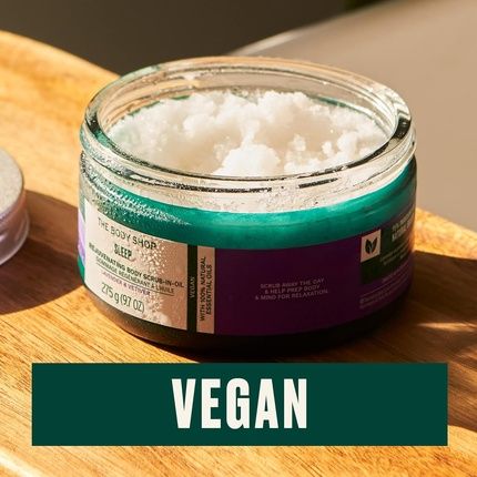 The Body Shop Sleep Rejuvenating Body Scrub-In-Oil With Lavender & Vetiver 9.7Oz - Vegan - Image 3