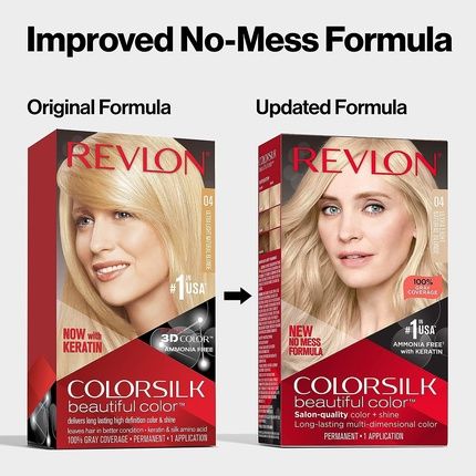 Revlon Colorsilk  Permanent Hair Color 60 Dark Ash Blonde 3Ml - Image 3
