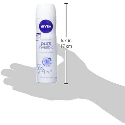 Nivea Deodorant Spray Pure Invisible 150Ml - Image 3
