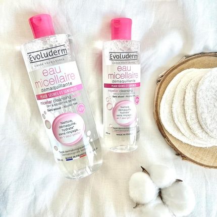 Evoluderm Micellar Cleansing Water For Dry & Sensitive Skin 250Ml