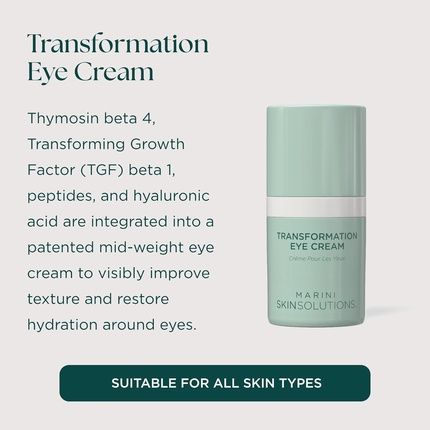 Marini Skinsolutions Transformation Eye Cream Visibly Improves Texture