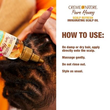 Creme Of Nature Pure Honey Scalp Oil - Image 3