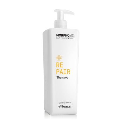 Framesi Morphosis Repair Shampoo 33.8 Fl Oz Moisturizes And Strengthens Hair Natural Ingredients Color Safe