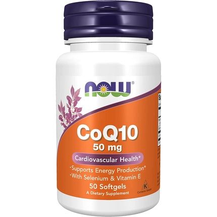 Now Foods Coq10 50Mg Softgels 50 Count