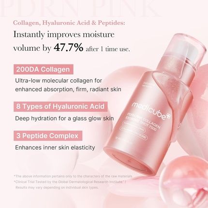 Medicube Pdrn Pink Collagen Exosome Shot Serum 7500 Ppm Liquid Skin Booster - Image 3