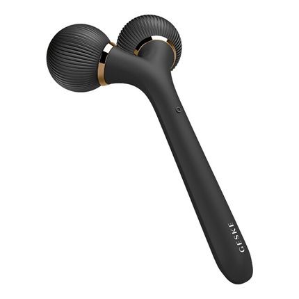 Geske Smartappguided Sonic Facial & Body Roller 4 In 1 Dermaroller Device For Face And Body Professional Face Roller Tightens And Defines Body And Face Gray