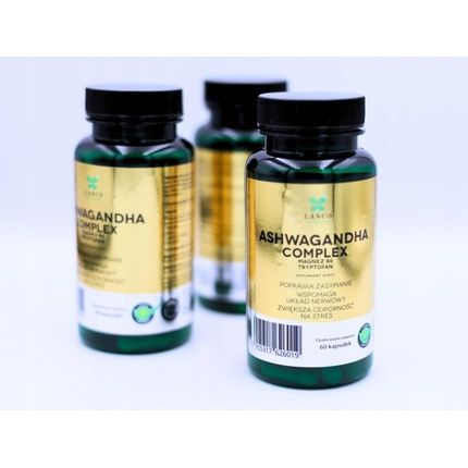 Lanco Ashwagandha Complex Premium Anti-Stress Capsules With Magnesium