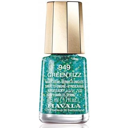 Mavala Fizzy Holiday 2023 Breathable Mini Nail Polish Green Fizz 5Ml