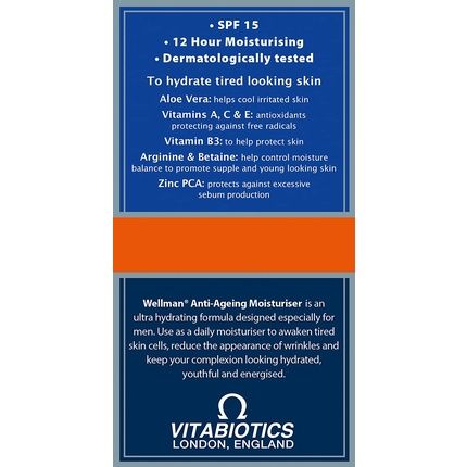 Vitabiotics Wellman Skin Anti-Ageing Moisturiser 50Ml - Image 3