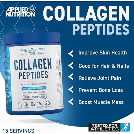 Applied Nutrition Collagen Peptides Powder Hydrolyzed Bovine Collagen Protein