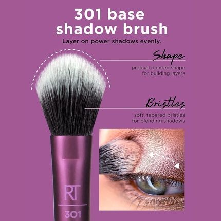 Real Techniques Eye Shade And Blend Eyeshadow Makeup Brush Duo - Image 3