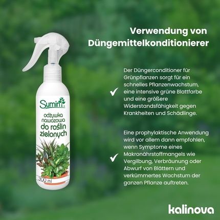 Foliar Fertilizer Spray 300Ml For Monstera, Palm, Ficus, Green Plants - Image 3