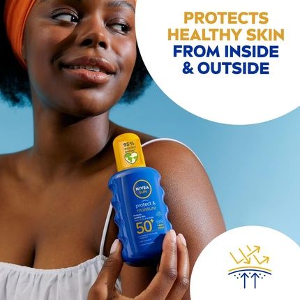 Nivea Sun Protect & Moisture Sun Spray Spf 50+ 200Ml - Image 3