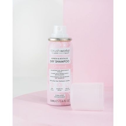 Brushworks Refresh & Revitalize Floral Dry Shampoo 50Ml - Image 3