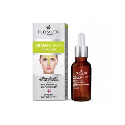 Floslek Dermoexpert Anti-Acne Night Acid Peeling 30Ml
