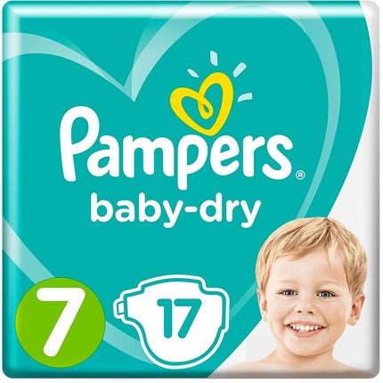 Pampers Baby-Dry Diapers Size 7