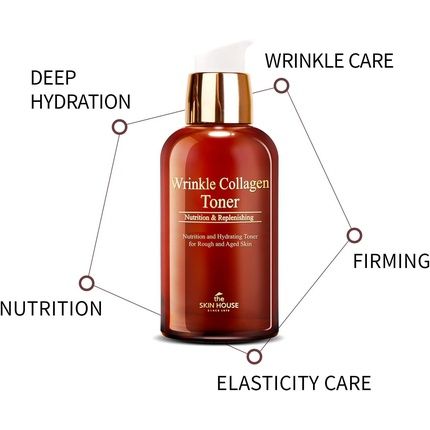 The Skin House Wrinkle Collagen Toner 130Ml 4.40 Fl Oz