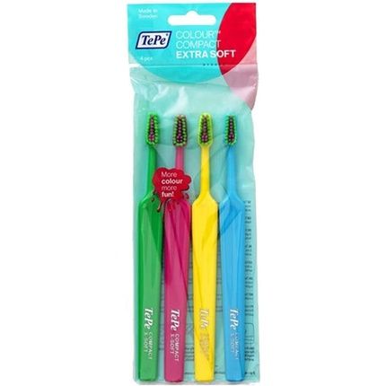 Tepe Select Colour Compact X-Soft Toothbrush - Ultra Soft 1 Brush For Adults & Kids Select Compact X Soft Gentle Toothbrush For Children, Mixed,