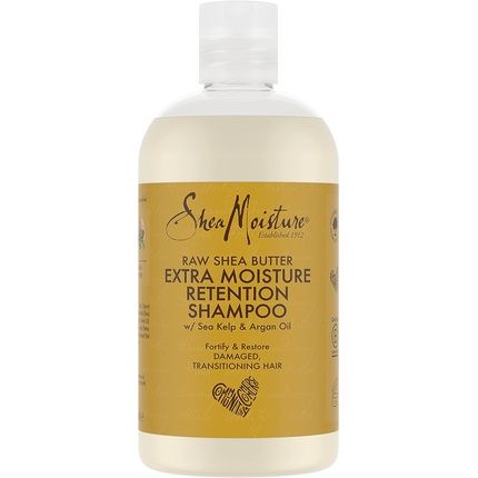 Sheamoisture Raw Shea Butter Extra Moisture Retention Shampoo For Damaged Transitioning Hair 384Ml