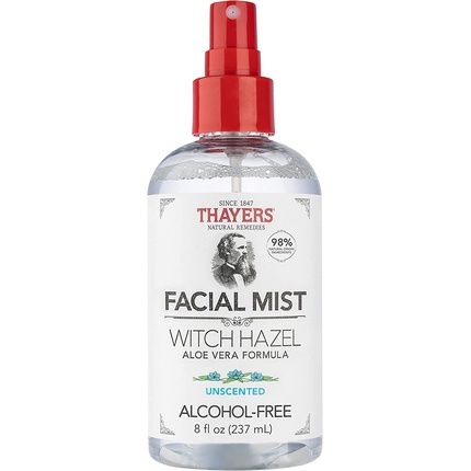 Thayers Alcohol-Free Unscented Witch Hazel Facial Mist Toner 8Oz